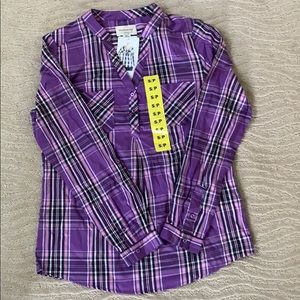 Full sleeve half button up shirt